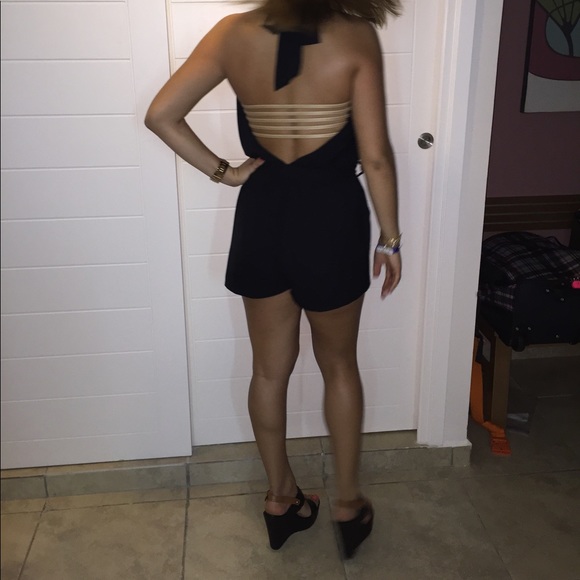 Low back halter romper - Picture 5 of 7